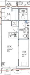 GENOVIA大森町の間取り画像