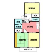 キャスティ犬山の間取り画像