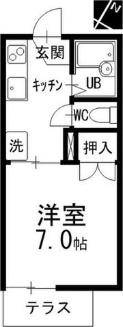 ヴィラ四谷の間取り画像
