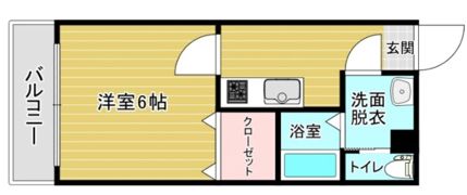 スリム九工大前の間取り画像