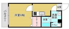 スリム九工大前の間取り画像