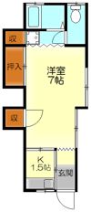 植田アパート（和庄登町）の間取り画像