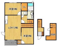 シャルマン浅川の間取り画像