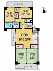 シャルマンコーポ瀬田の間取り画像