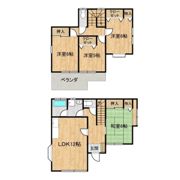 稲敷市月出里943-5戸建の間取り画像