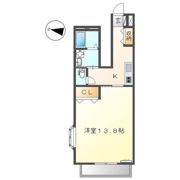 ユースコーポ晴丘の間取り画像