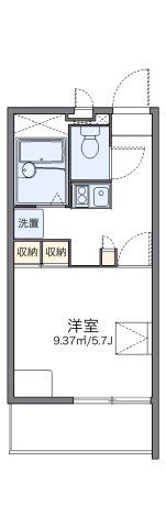 レオパレスピースフル 稲月の間取り画像
