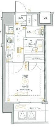 MAXIV関内の間取り画像