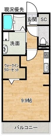 オーヴェストの間取り画像