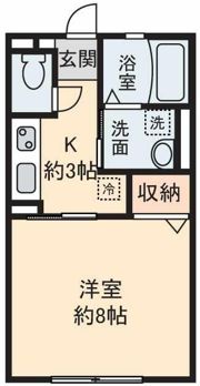 Y’s MinamichoⅡの間取り画像