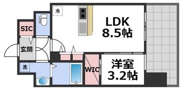 エスリードレジデンス ザ・グラン都島ノアの間取り画像