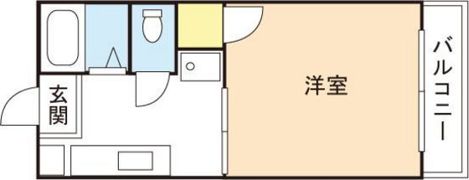 アサヒハイツの間取り画像