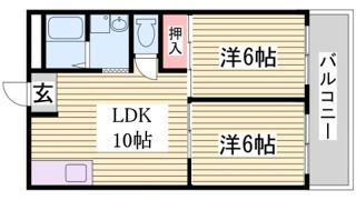 ハイツ菊水の間取り画像