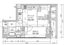 アイルグランデ東京亀有の間取り画像