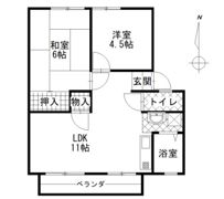 コーポアオイの間取り画像