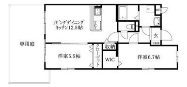 ゴールドマイン松末の間取り画像