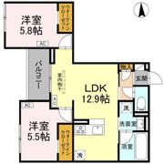 セレスティア上井草の間取り画像