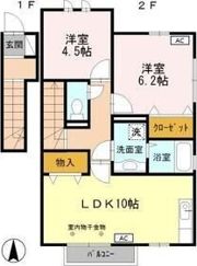 Depature(デパチュール) Bの間取り画像