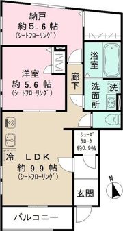 JADE．Mの間取り画像