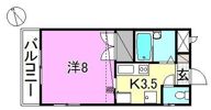 EMBASSY燦城（ｴﾝﾊﾞｼｰｻﾝｼﾞｮｳ）の間取り画像