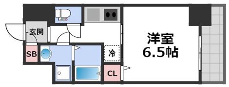 LUMINOUS天王寺舟橋の間取り画像