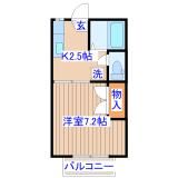 エーデルワイスⅡの間取り画像