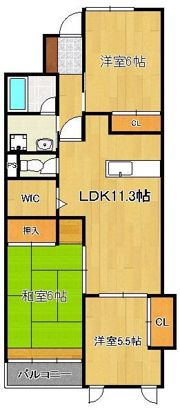 ココガモ＆壺壺蒲生の間取り画像