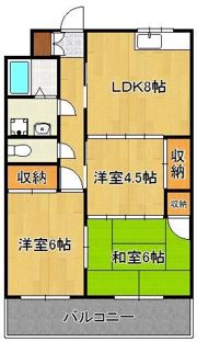 グランシャトー玉川の間取り画像