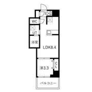 ArtizA阿波座の間取り画像