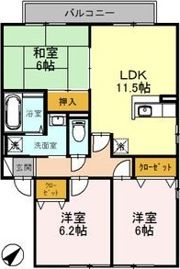 セジュール嘉平 E棟の間取り画像
