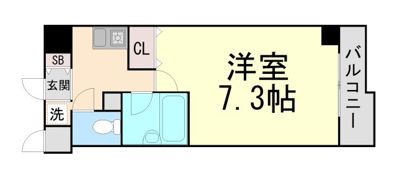 アルパ三宮の間取り画像