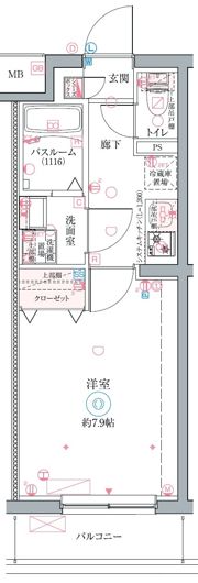 クレヴィスタ立石Ⅱの間取り画像