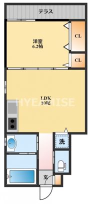 SS福田D棟の間取り画像