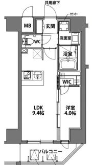 S-RESIDENCE神戸みなと元町aloの間取り画像