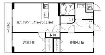 クレールマノワールの間取り画像