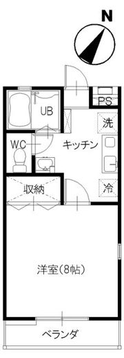 ブルージェ・アベ和光Ⅱの間取り画像