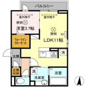 One wide 山本の間取り画像