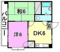 池川マンションの間取り画像