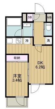 パークキューブ大森山王の間取り画像