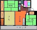 浜の前マンション5棟の間取り画像