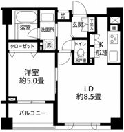 クリオ渋谷ラ・モードの間取り画像