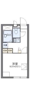 レオパレスパラディの間取り画像
