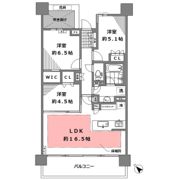 パークホームズ浜田山四丁目の間取り画像