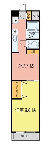 茜館の間取り画像
