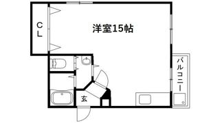 六甲アビタシオンの間取り画像