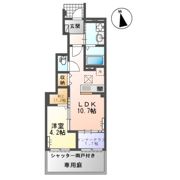 小信中島郷西新築アパートの間取り画像