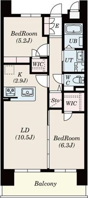S-RESIDENCE茶屋ヶ坂Eastの間取り画像