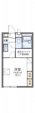 レオパレスグランドカメリアの間取り画像