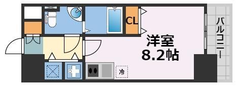 ベルエ難波西の間取り画像