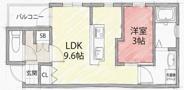 ルッソ豊中蛍池の間取り画像